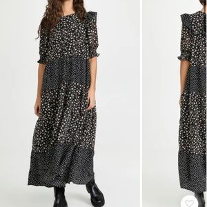 English Factory Floral Maxi Dress